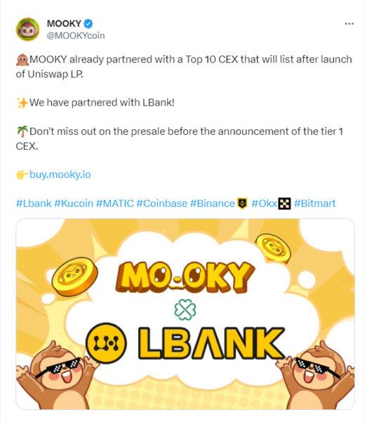 Memecoin MOOKY Raises $900,000 Ahead of Its Final Presale Stage 3 1 1688110387jD2jn6a98F