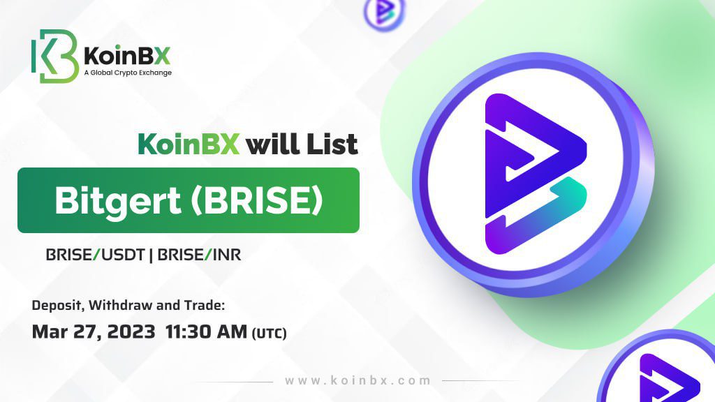 Bitgert (BRISE) Listed On KoinBX Exchange: A New Era Of Crypto Listing